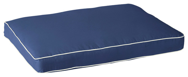 navy blue dog bed