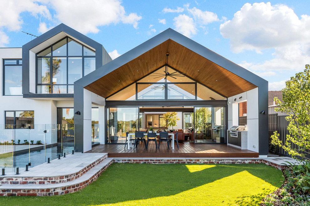 Großes, Zweistöckiges Modernes Einfamilienhaus mit Blechdach in Perth