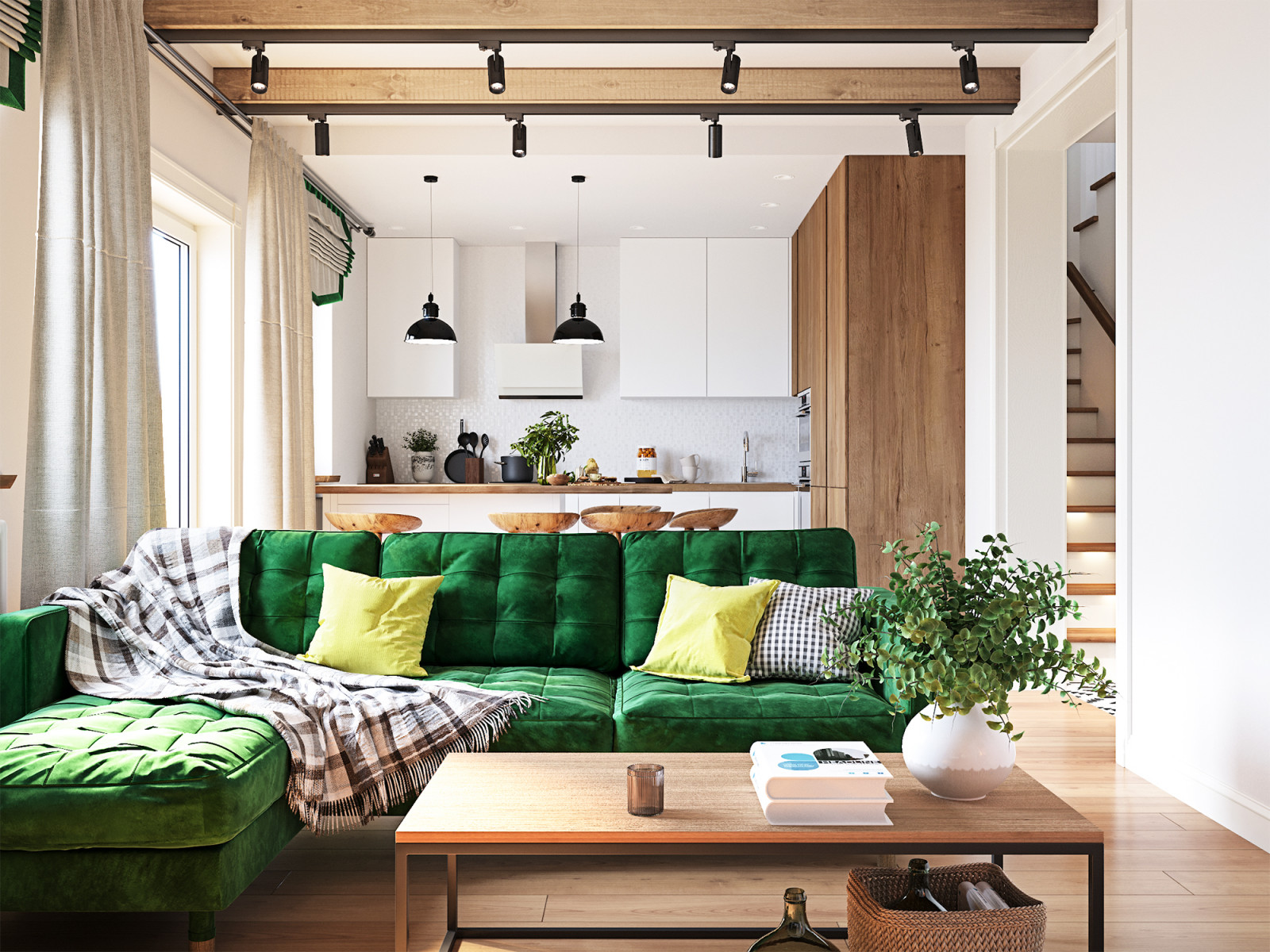 Интерьер уютного дома в Москве