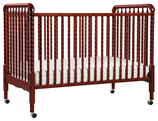 Jenny Lind Stationary Crib Rich Cherry Finish Traditional