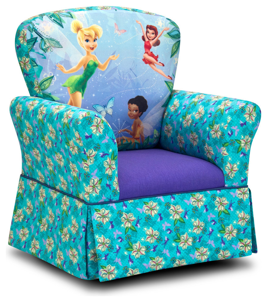 Disney's "Fairies" Skirted Rocker and Skirted Ottoman Set ...