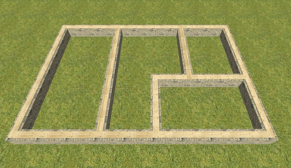 "Истра" - проект дома из бруса 6х6 с террасой 6х3