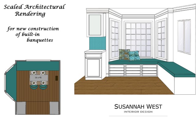 Transitional Kitchen nyklassisk