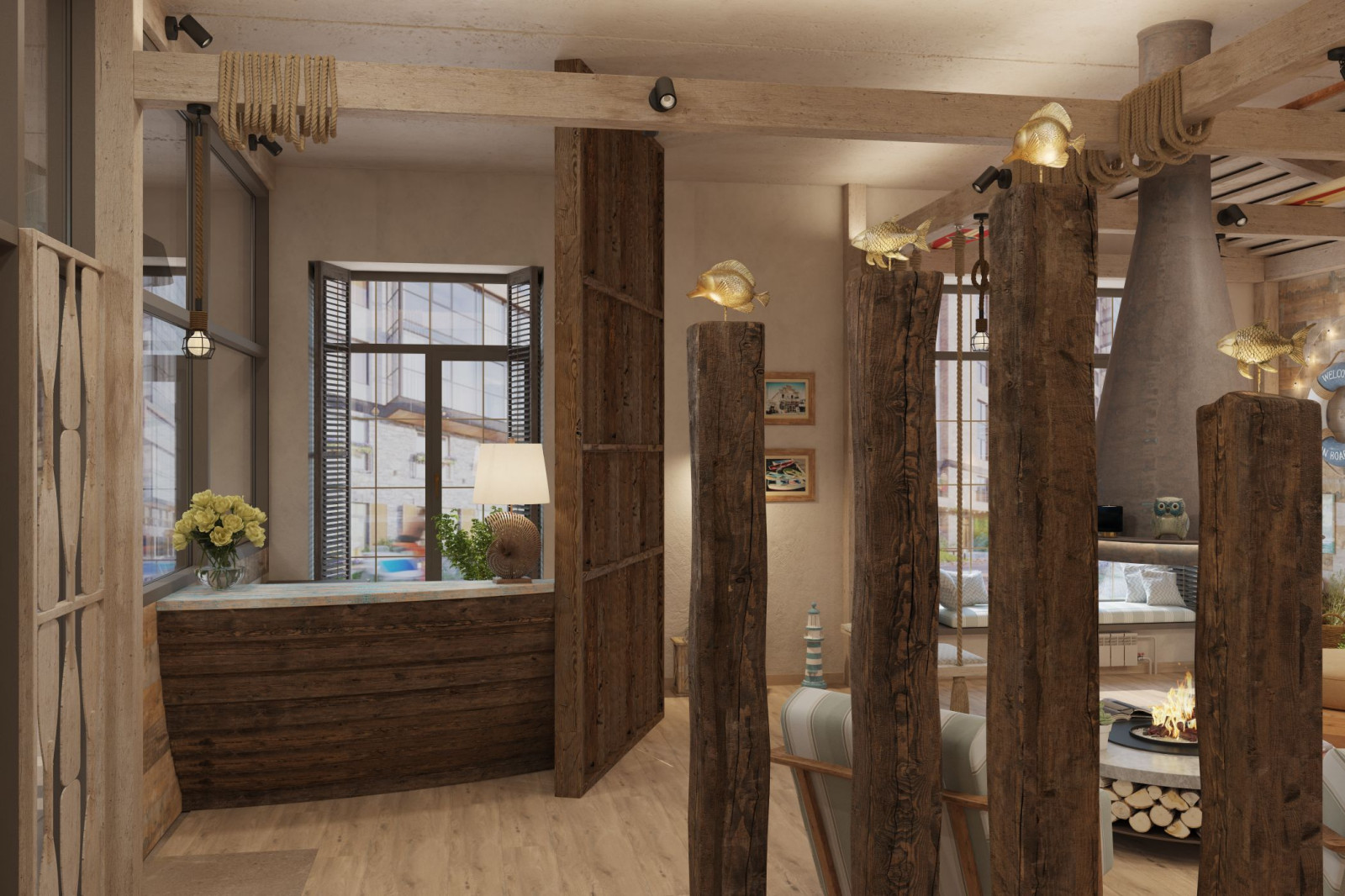 Интерьер места общего пользования (ИОП) ЖК