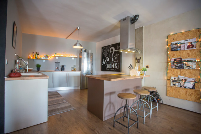 Loft Nijar London Style modern-kitchen