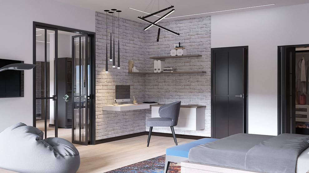 Студия в скандинавском стиле