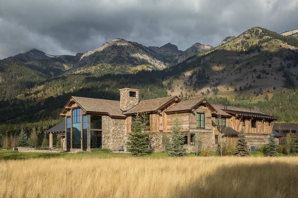 Mountain style exterior home photo in Jackson