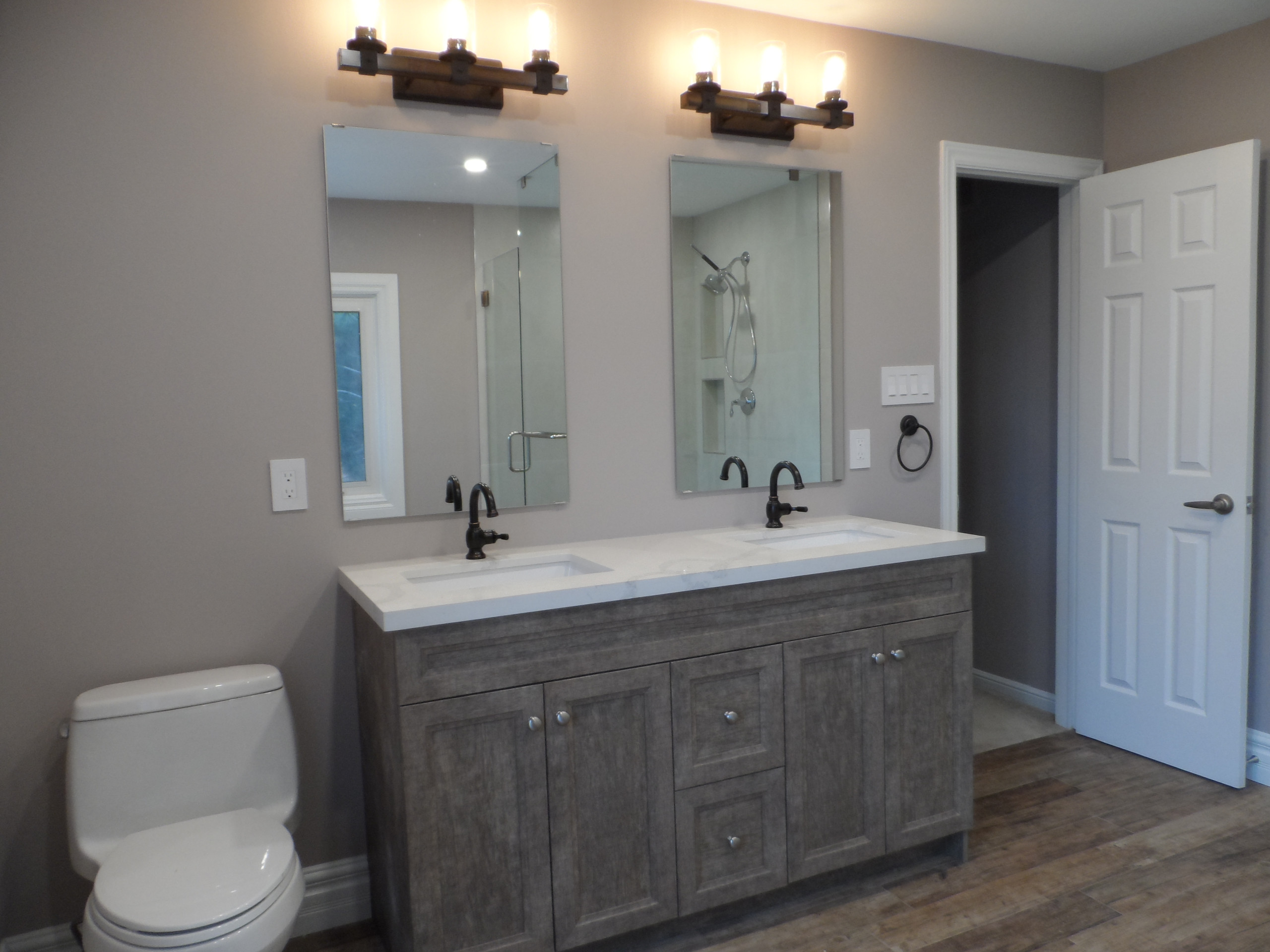 Master Bathroom with Stand alone tub