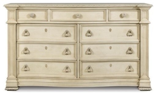 Magnussen Furniture Bellevue 9-Drawer Dresser, Antique White