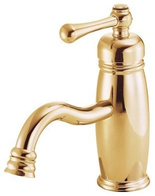 Danze D225557PBV Polished Brass Opulence Single Hole Bathroom Faucet
