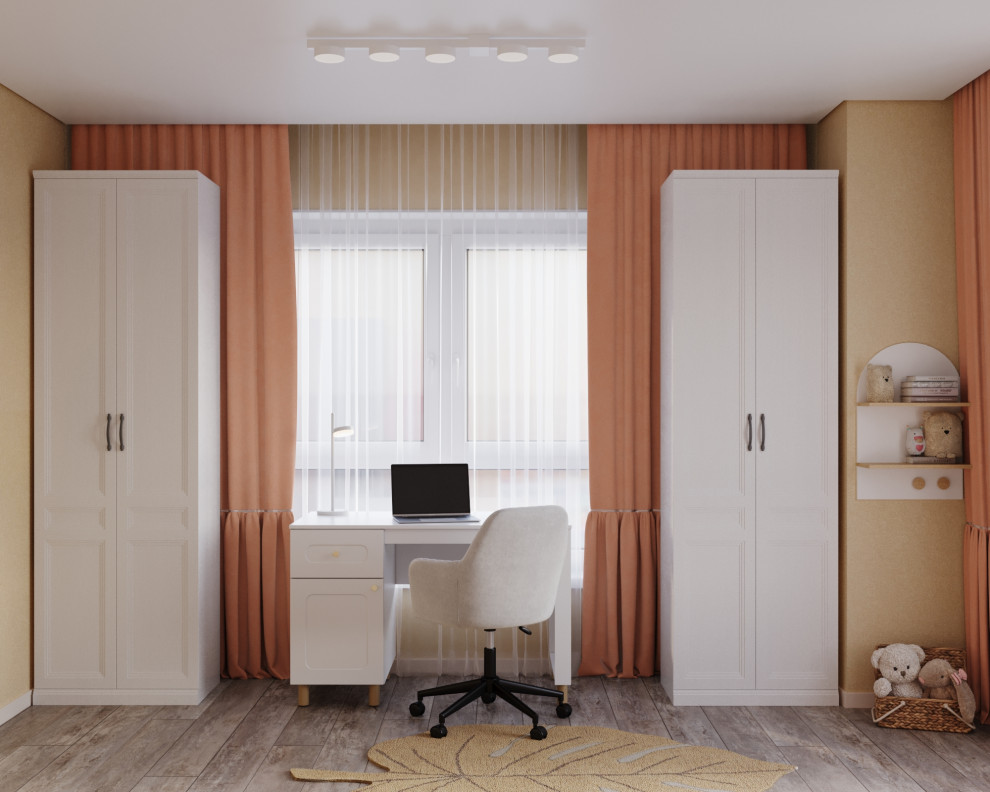 Дизайн проект 3х комнатной квартиры с большой кухней-гостиной