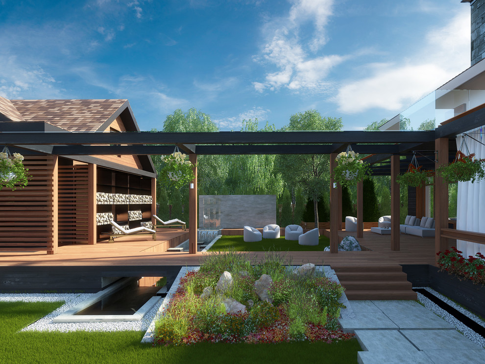 Реконструкция дома с благоустройством территории, М.О., Красногорский район