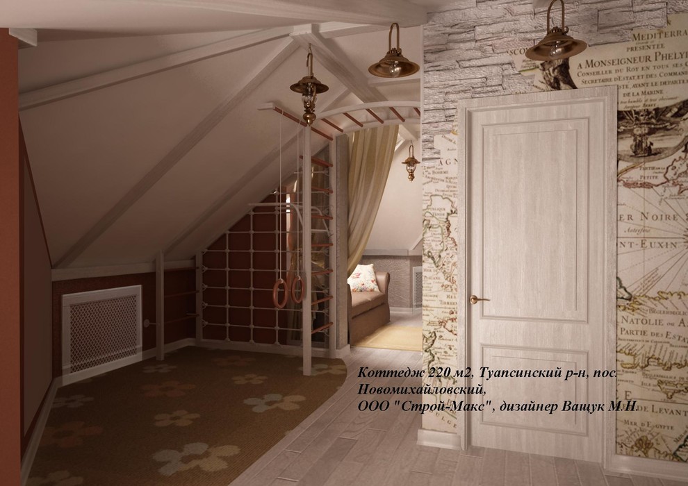 Разработка дизайн проекта коттеджа 220 м2