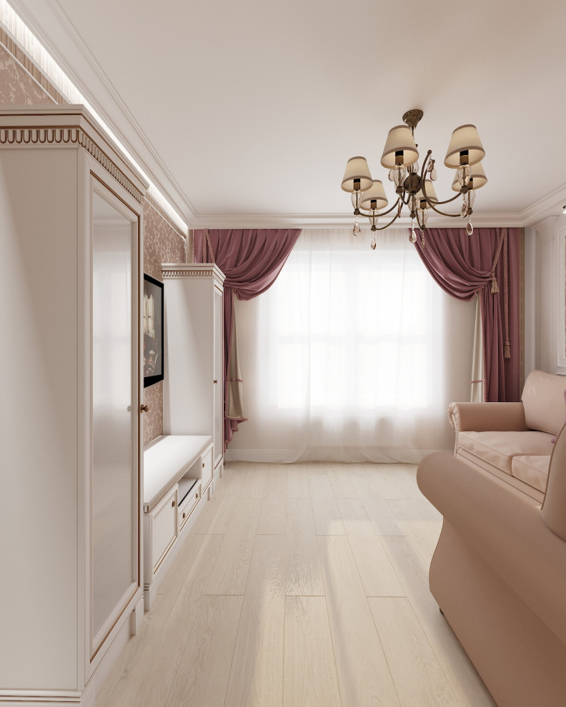 Проект 3х-комнатной квартиры в классическом стиле, ЖК Тихая Роща 2, г.Уфа.