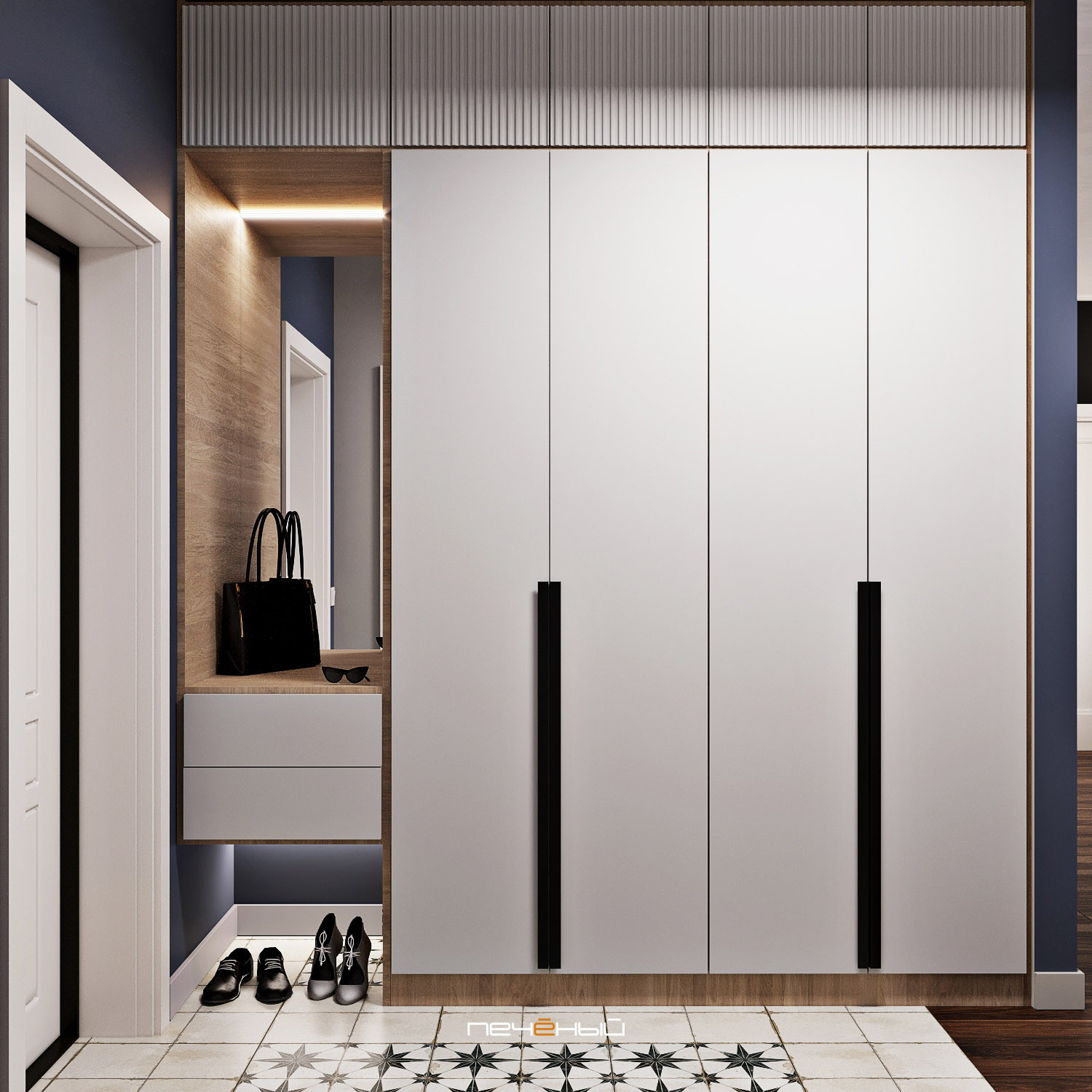 Просторная евротрёшка площадью 86 квадратных метров