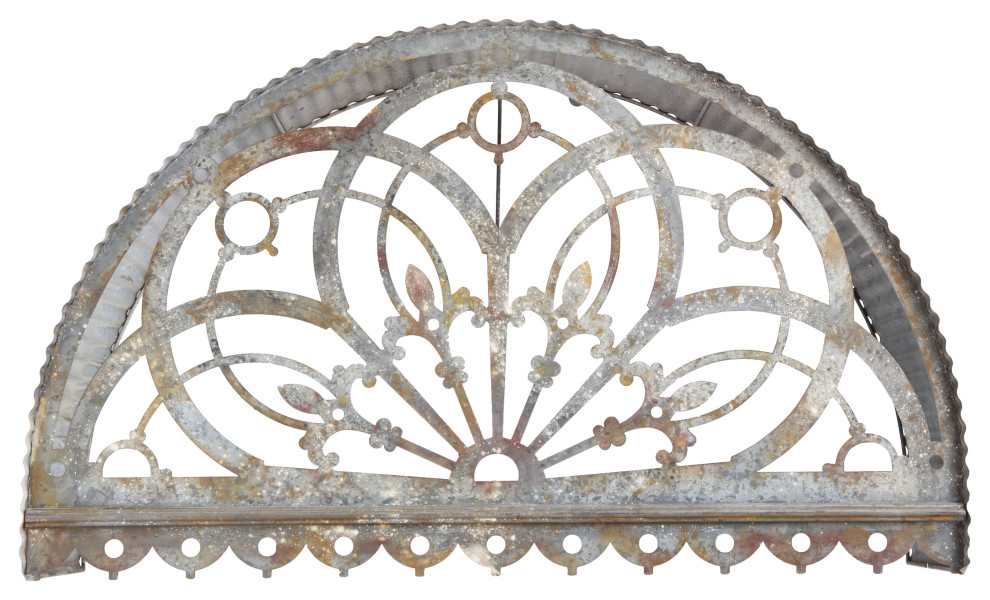 Large Decorative Metal Cutout Canopy Wall Decor French Country Metal Wall Art by Olive
