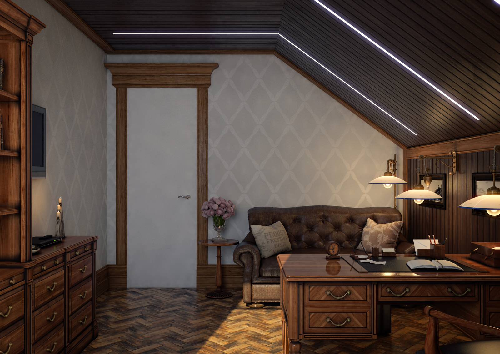 Дизайн-проект загородного дома в г. Пермь