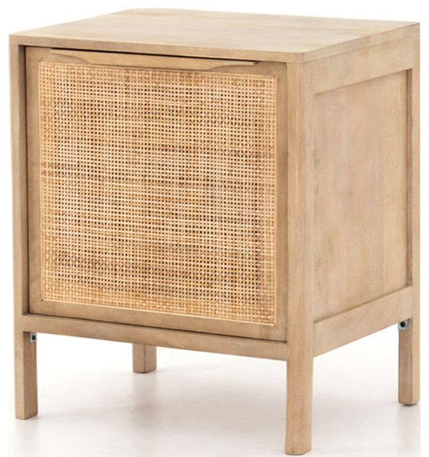 Sarava Left-Facing Nightstand - Tropical - Nightstands And Bedside Tables - by Marco Polo Imports