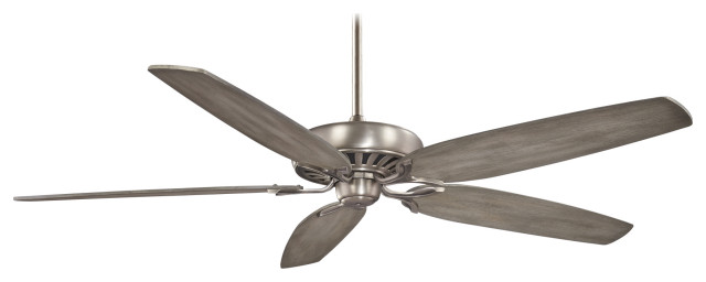 Minka Aire Great Room Traditional 72" Ceiling Fan With Wall Control, Burnished Nickel