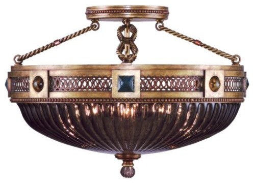 Byzance No. 609440 Semi Flushmount by Fine Art Lamps