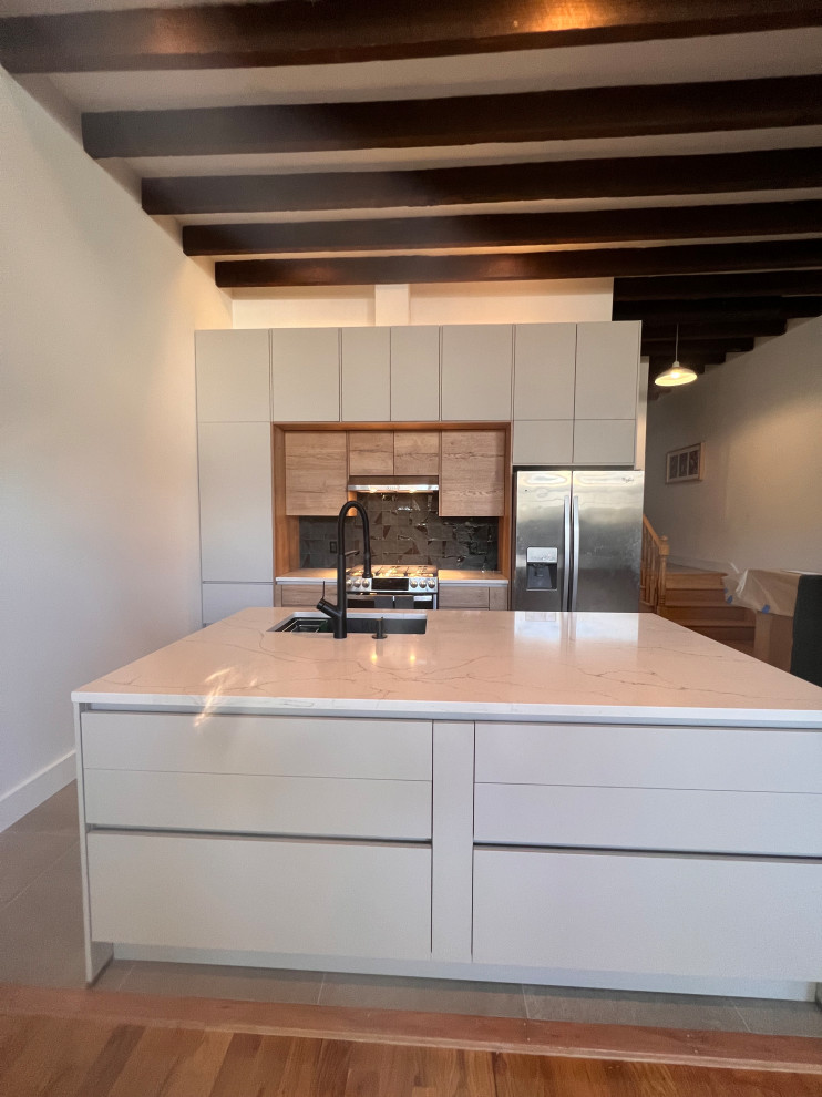 Gut renovation of a kitchen in Middle Village