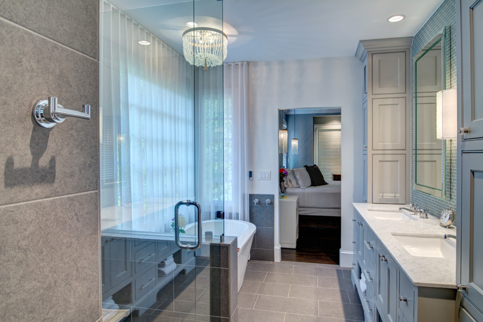 A Serene Master Bath - Traditional - Bathroom - Atlanta - by Weidmann ...