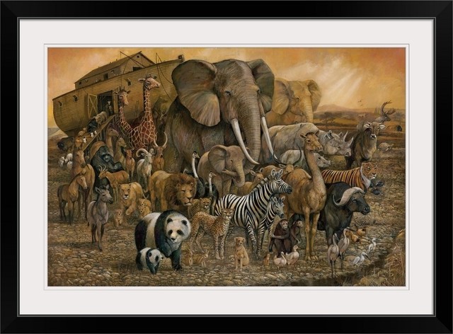 Noah's Ark" Black Framed Art Print - Contemporary - Prints And Posters - by  Great Big Canvas | Houzz