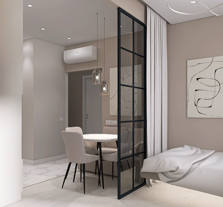 Дизайн-интерьера квартиры 34 м²