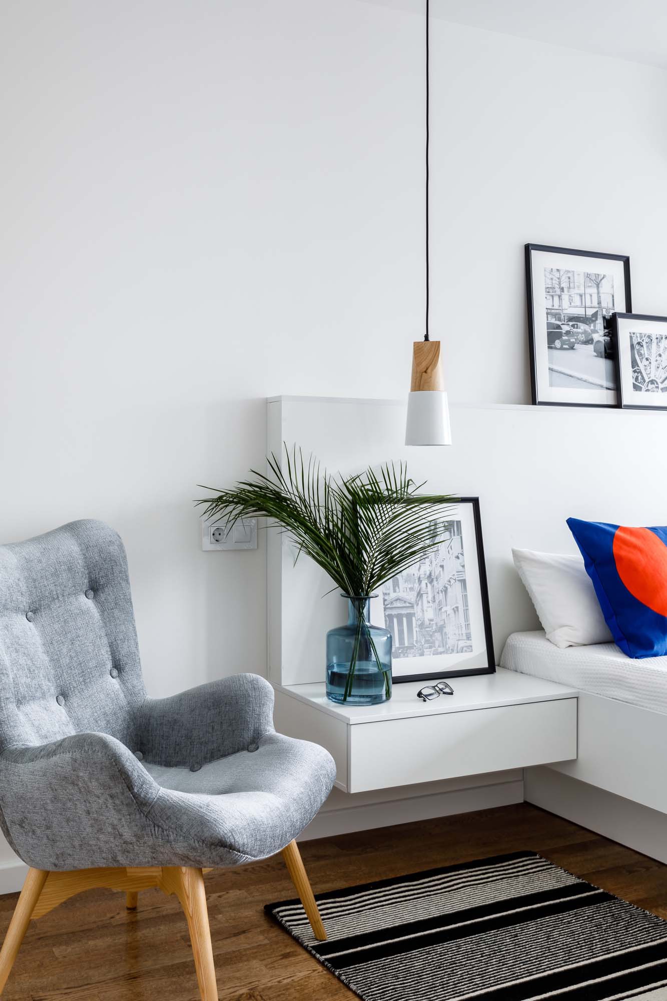 Светлая «скандинавская» студия 32 м² в Москве