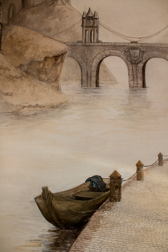 Роспись + барельеф Старый город