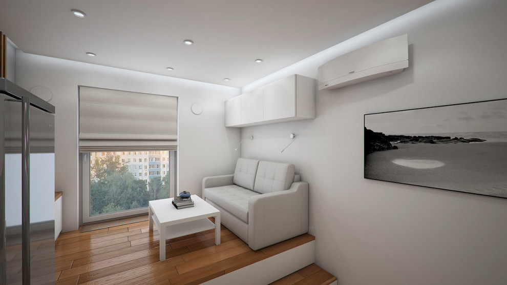 Квартира ЖК CLEVERLAND 18м2 (современный стиль)