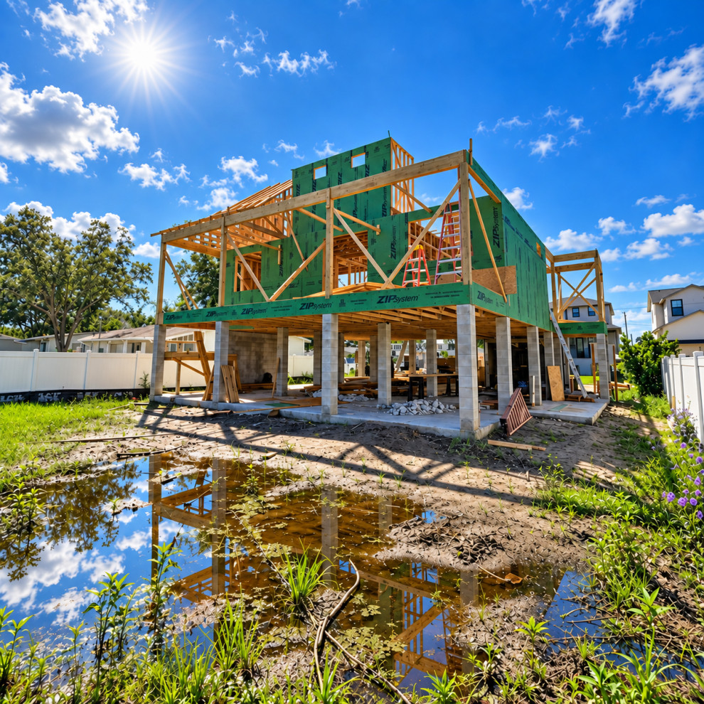 Three-Story Custom Home - Phase 4 of 4: Third-Floor Framing & Roof Trusses