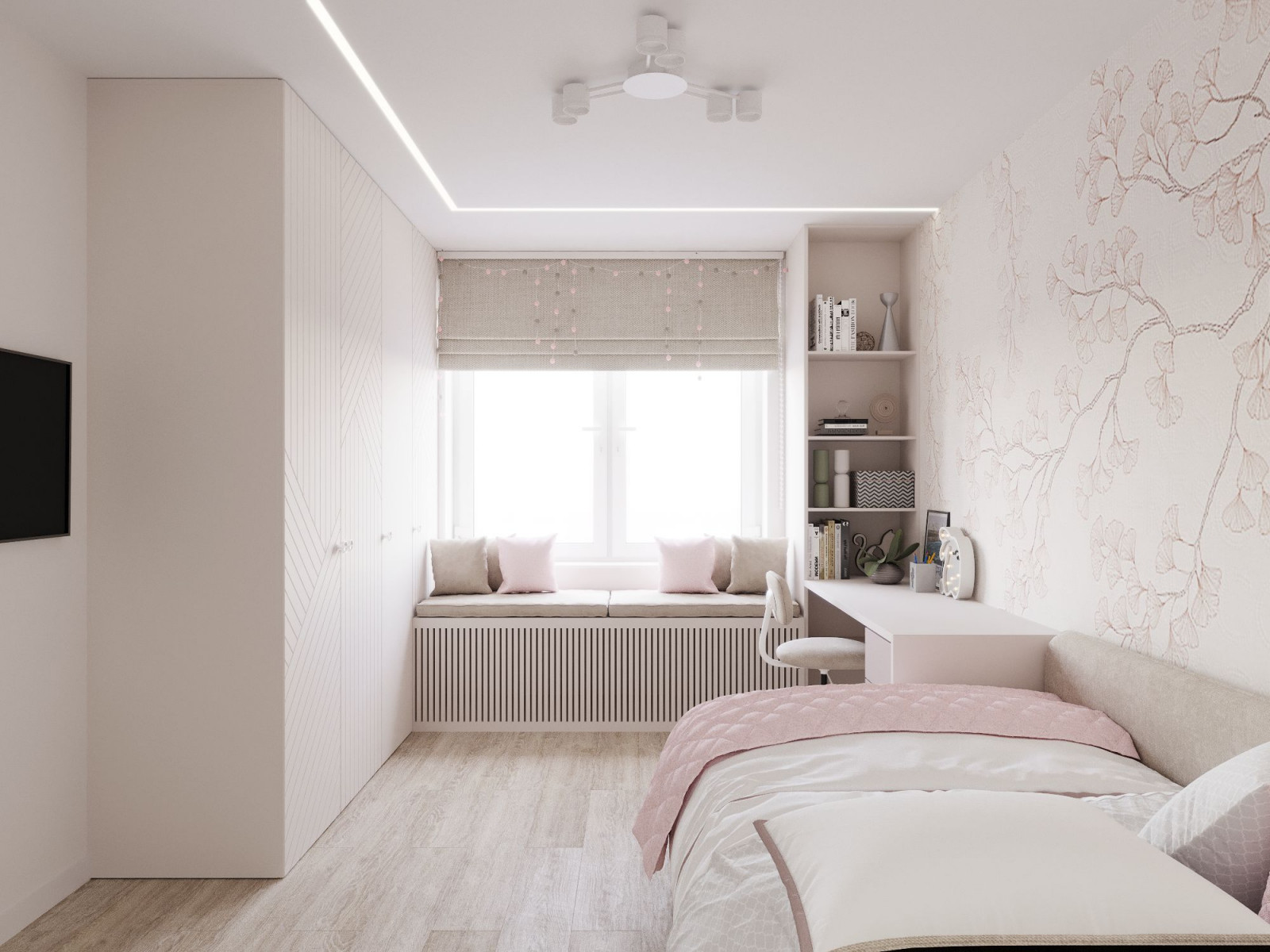 Дизайн-проект квартиры площадью 57,5 кв.м.