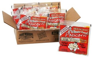 Great Northern Popcorn 4 oz. Popcorn Portion Packs - Case of 12