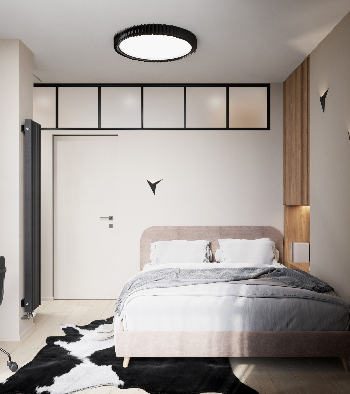 Мини двушка 43 м кв. со спальней на балконе