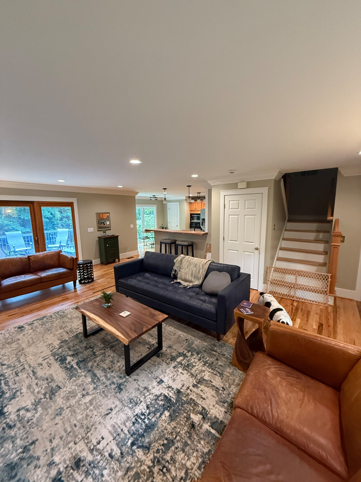 Weston Heights living expansion renovation