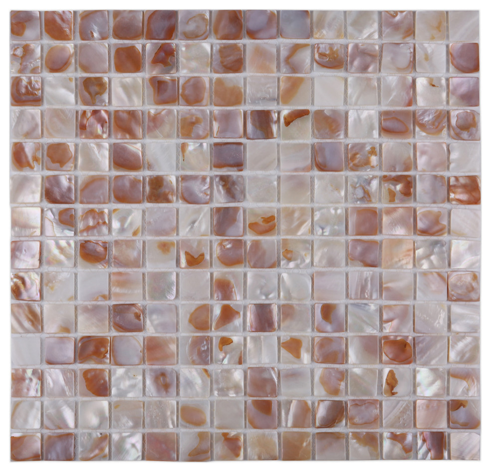 12PCS B01 Walls Tile Mother Of Pearl Shell Backsplash Square Mosaic Art Tiles