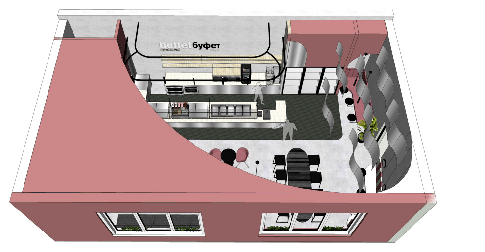 Проект кафе БуфетBUFET