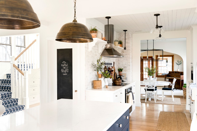 Country Road Farmhouse Kitchen Minneapolis By Beautiful