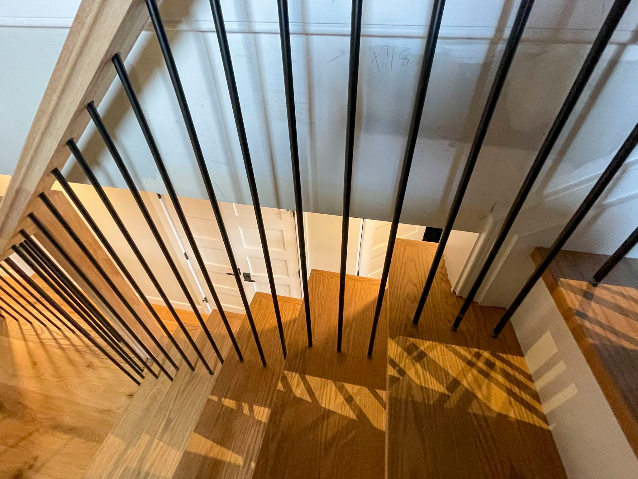 102_Straight-Freestanding Stairs/Landing in Barn Style Home, Leesburg VA 20175