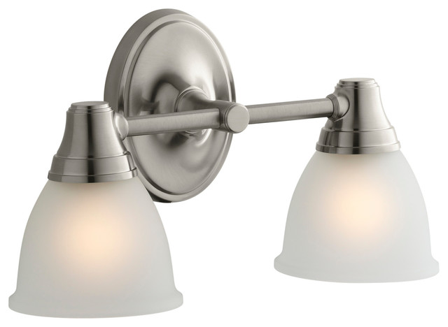 Kohler K-11366 Traditional / Classic Two Light Up or Down Wall - Nickel