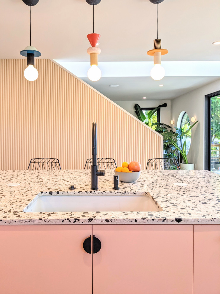 Eclectic home design photo in Orange County