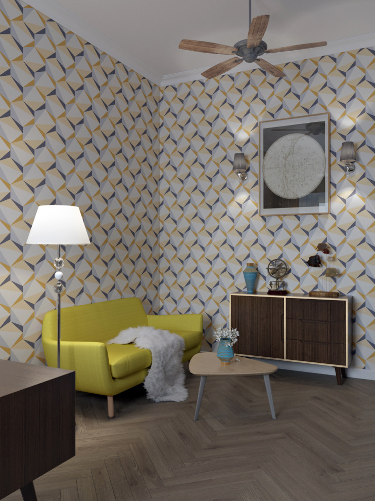 Дизайн офиса, в котором задействованы различные стили