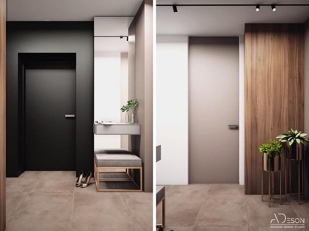 Бетон и дерево