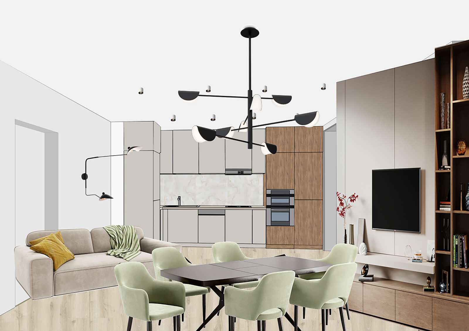 Коллаж кухни