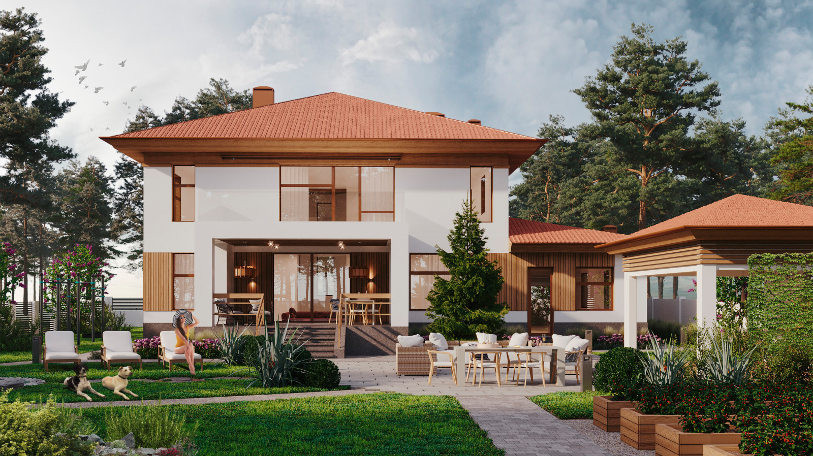 Реконструкция жилого дома в Ямном