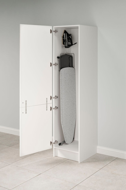 Ironing Board Storage modern-tvaettstuga