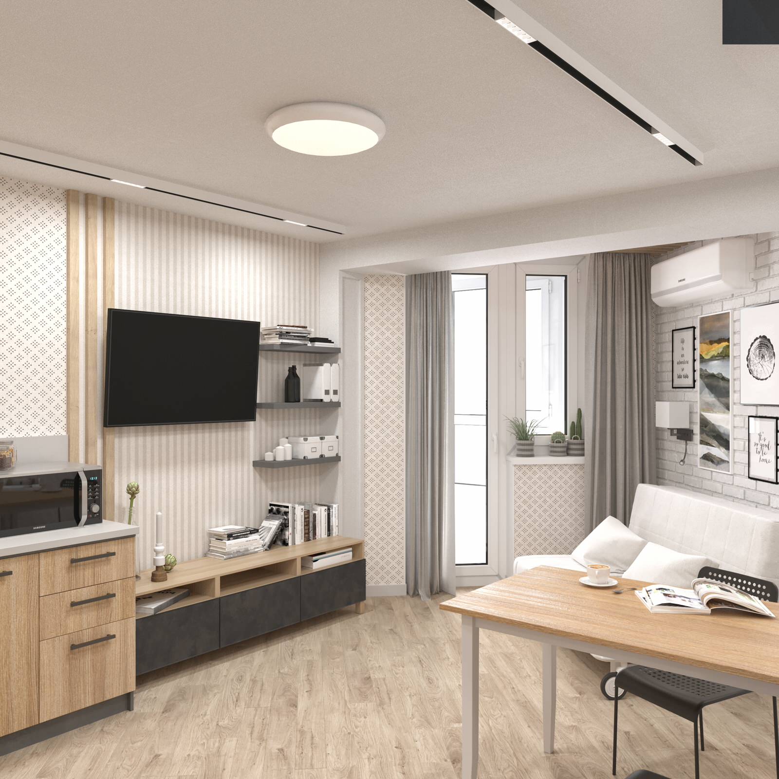 Студия на морском побережье