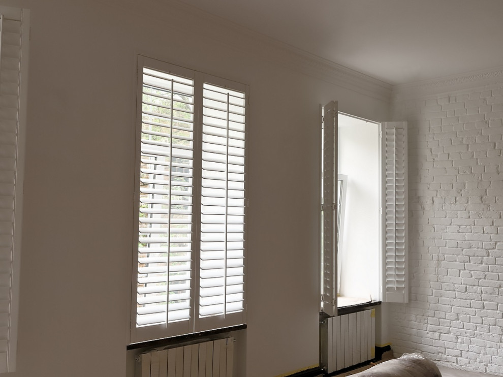 Шаттерсы из мдф с центральной ручкой