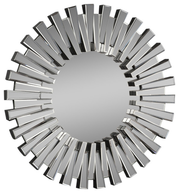 Round Sunburst Wall Mirror Contemporary Mirrors By All In Round Sunburst Wall Mirror